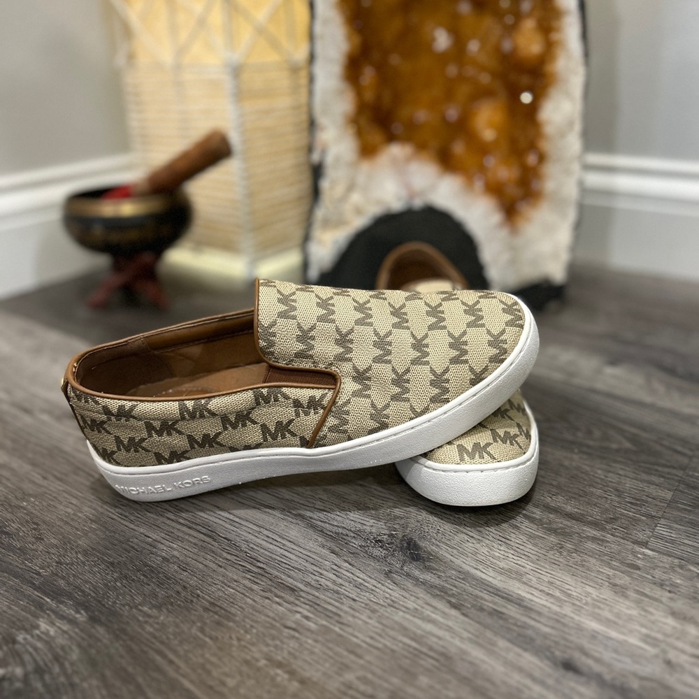 Michael Kors slip ons, canvas shoes